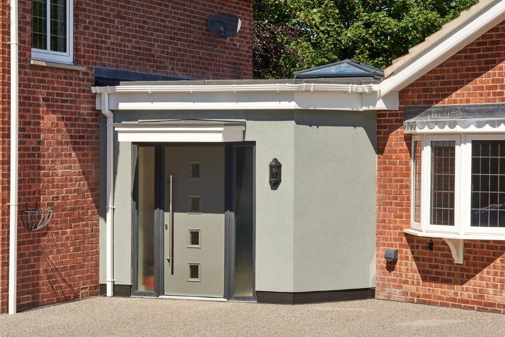 New entrance connection to existing home